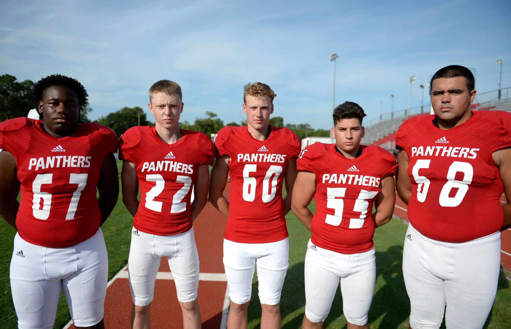 Catholic-New Iberia offensive group shot